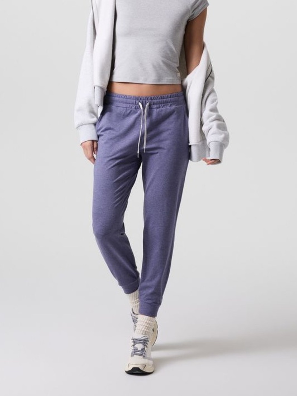 Vuori XS Performance Jogger Pants in Purple